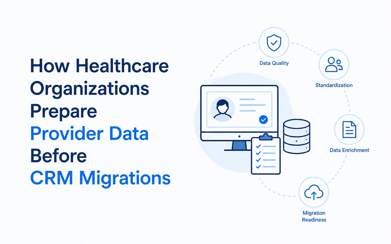 How Healthcare Organizations Prepare Provider Data Before CRM Migrations