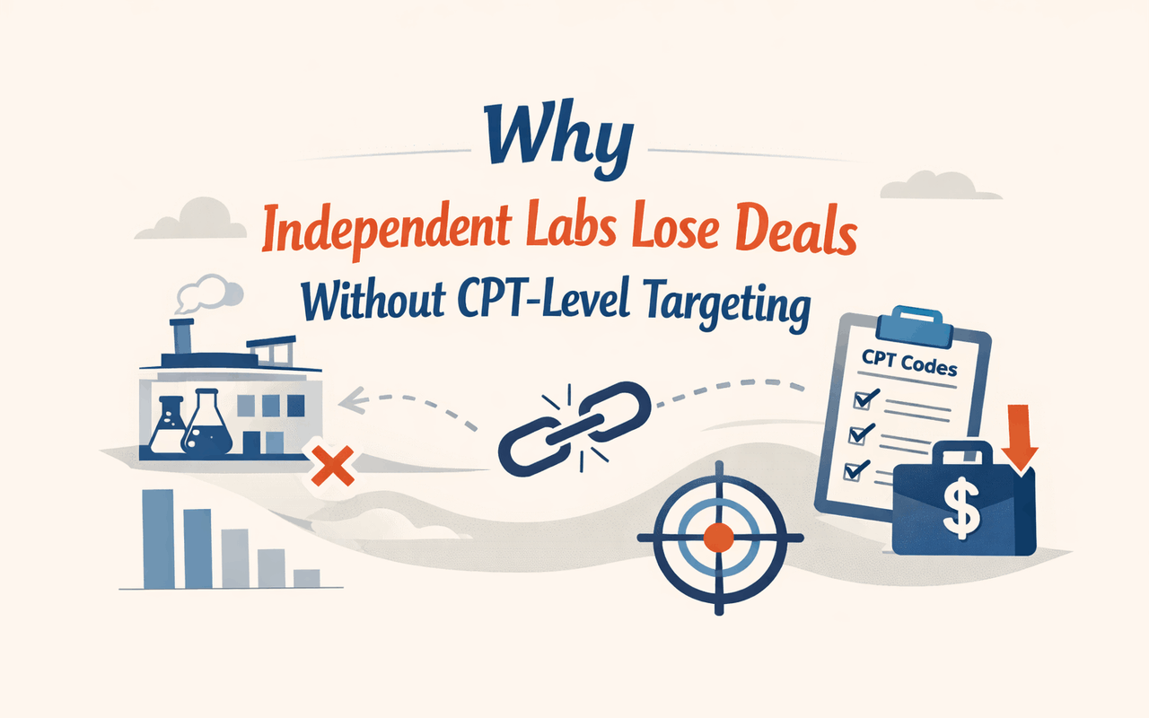 Why Independent Labs Lose Deals Without CPT-Level Targeting (And How to Fix It)