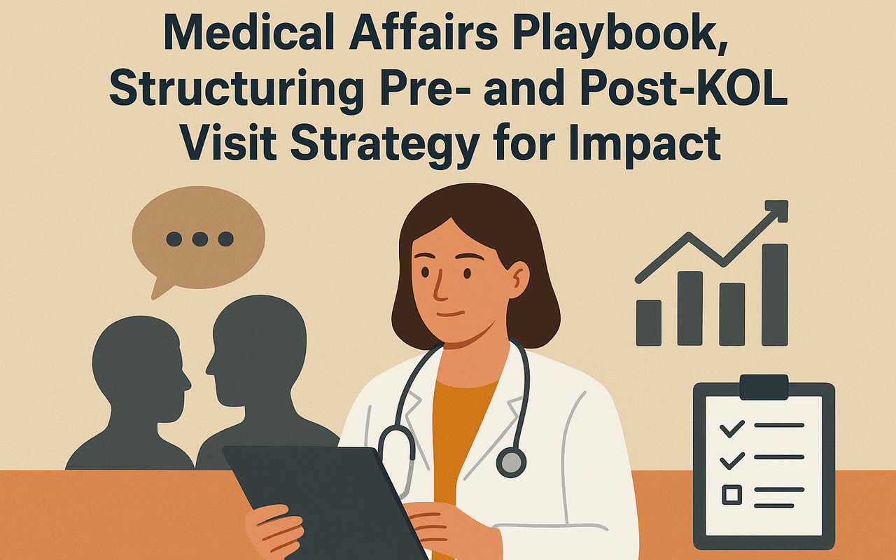 Medical Affairs Playbook, Structuring Pre- and Post-KOL Visit Strategy for Impact
