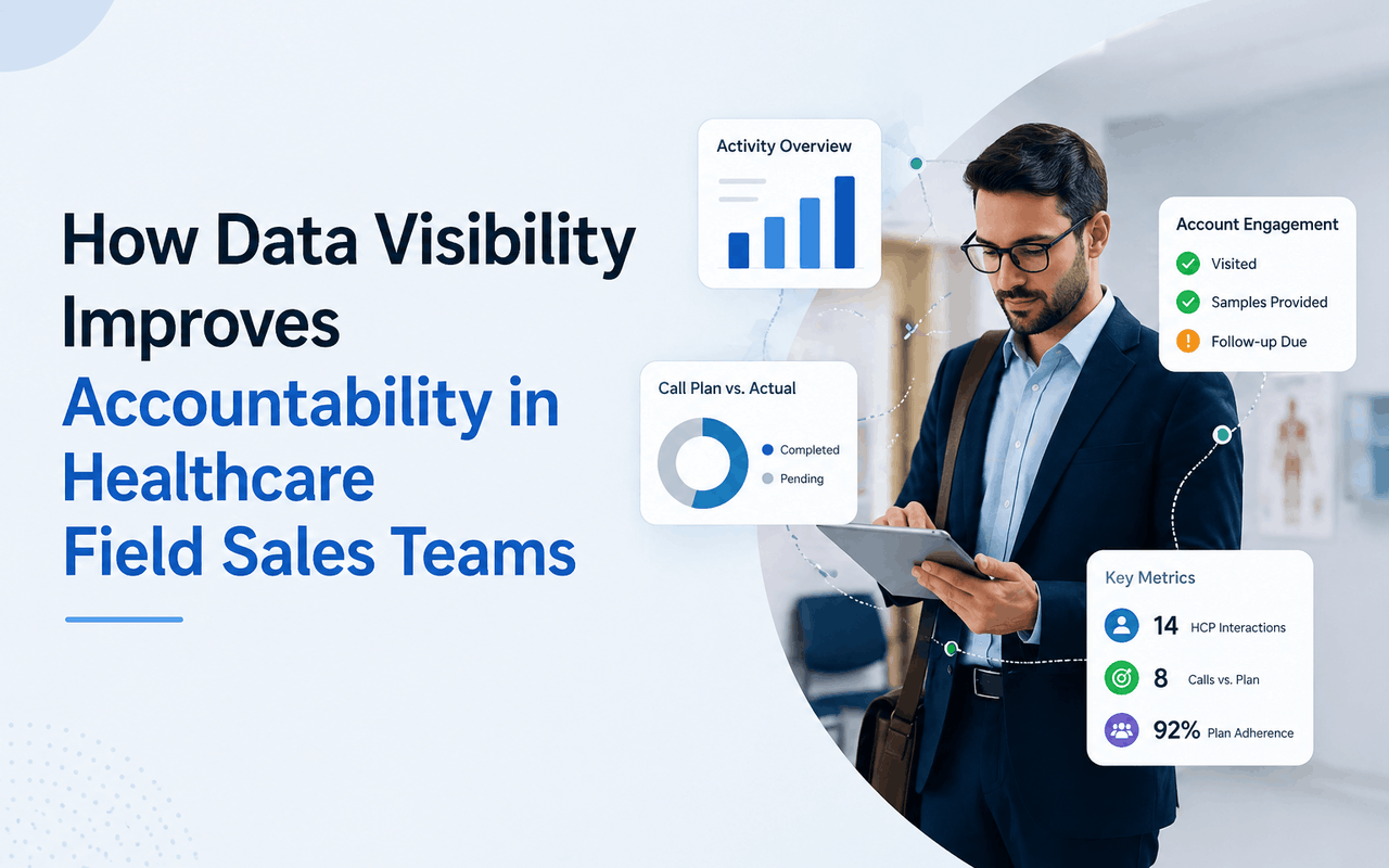 How Data Visibility Improves Accountability in Healthcare Field Sales Teams