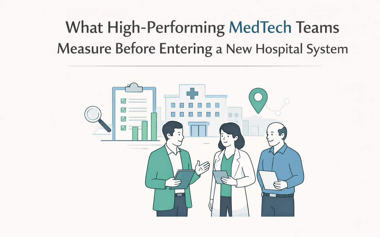 What High-Performing MedTech Teams Measure Before Entering a New Hospital System