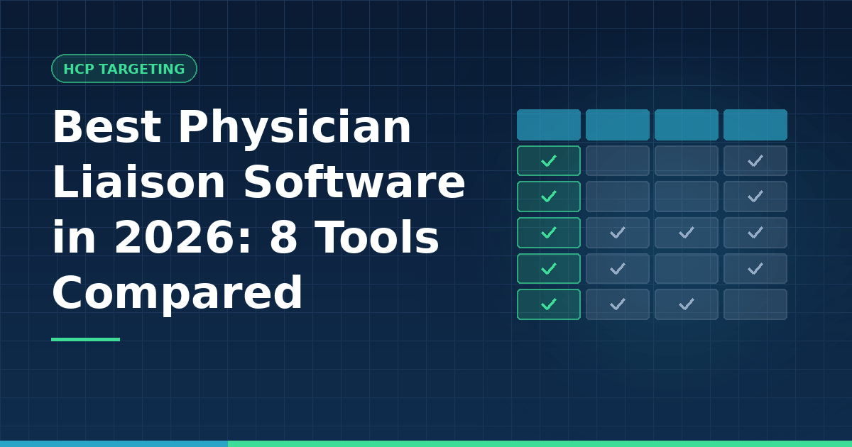 Best Physician Liaison Software in 2026: 8 Tools Compared