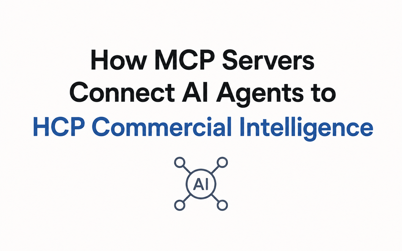 How MCP Servers Connect AI Agents to HCP Commercial Intelligence