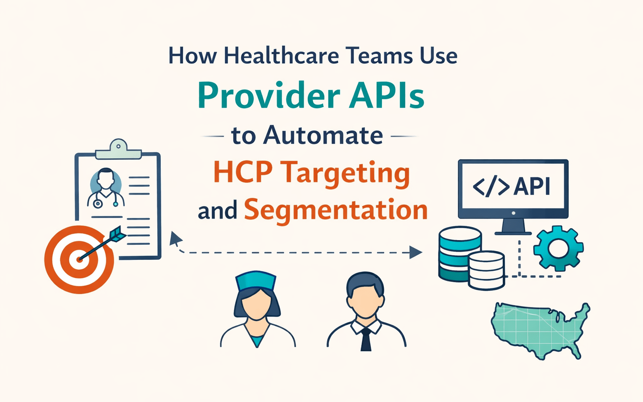 How Healthcare Teams Use Provider APIs to Automate HCP Targeting and Segmentation