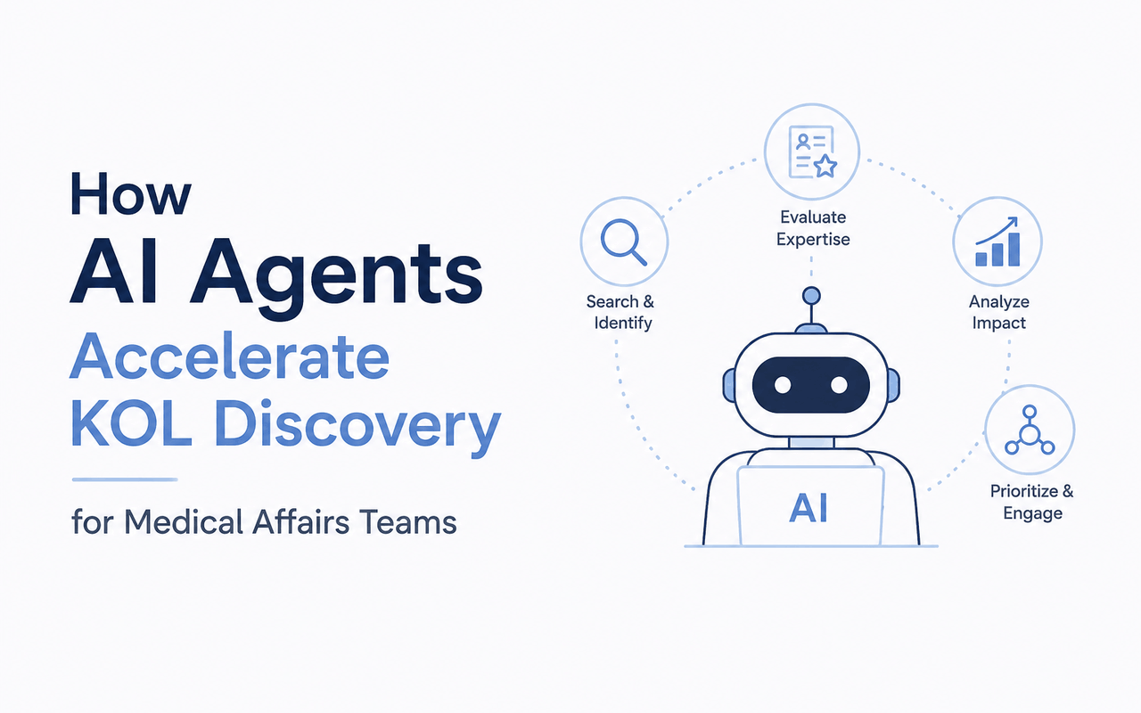 How AI Agents Accelerate KOL Discovery for Medical Affairs Teams