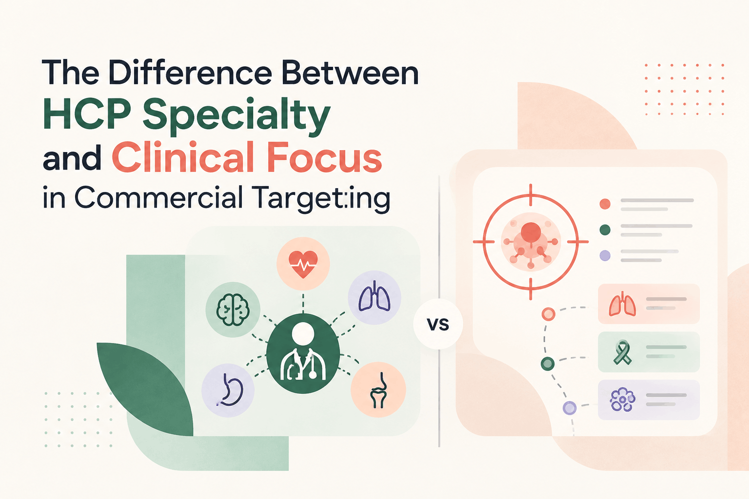 The Difference Between HCP Specialty and Clinical Focus in Commercial Targeting