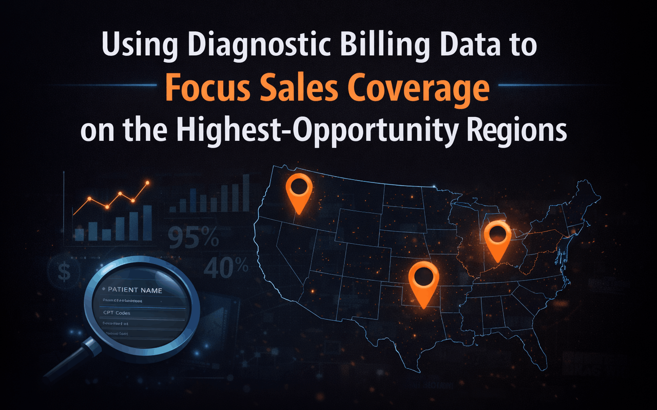 Using Diagnostic Billing Data to Focus Sales Coverage on the Highest-Opportunity Regions