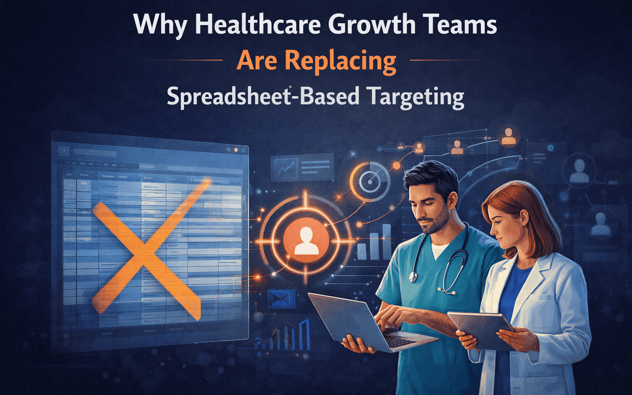 Why Healthcare Growth Teams Are Moving Beyond Spreadsheet-Based Targeting