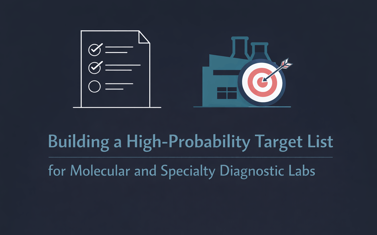 Building a High-Probability Target List for Molecular and Specialty Diagnostic Labs