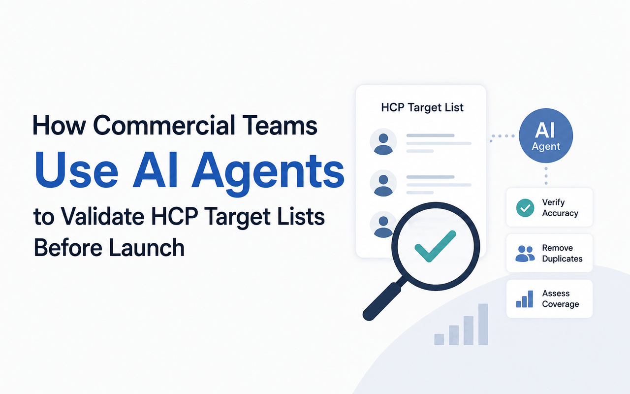 How Commercial Teams Use AI Agents to Validate HCP Target Lists Before Launch