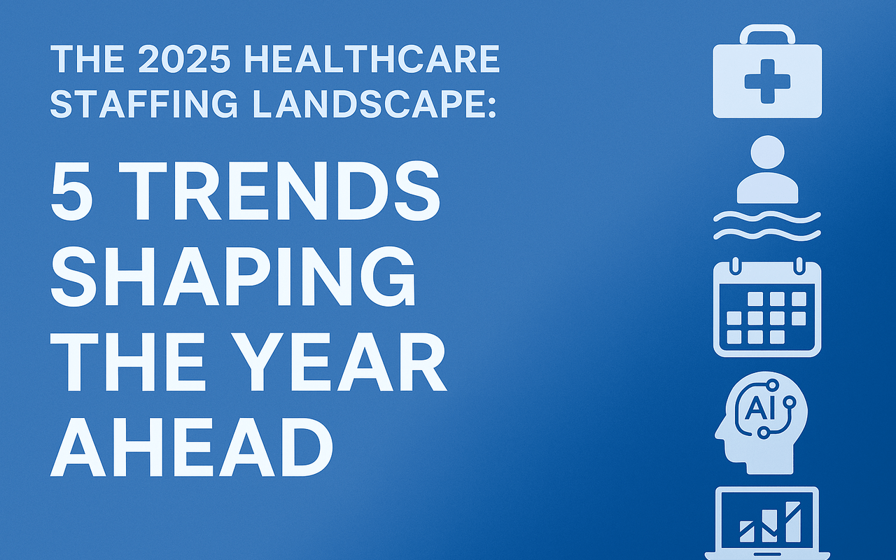 The 2025 Healthcare Staffing Landscape: 5 Trends Shaping the Year Ahead
