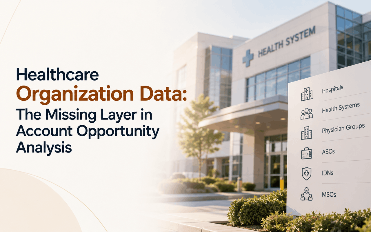 Healthcare Organization Data: The Missing Layer in Account Opportunity Analysis
