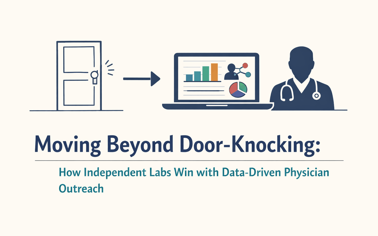 Moving Beyond Door-Knocking: How Independent Labs Win with Data-Driven Physician Outreach