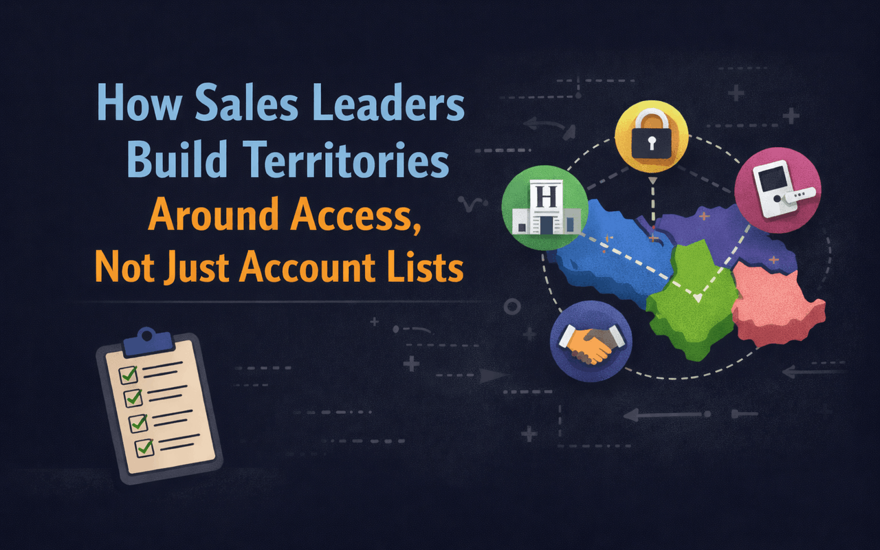 How Sales Leaders Build Territories Around Access, Not Just Account Lists