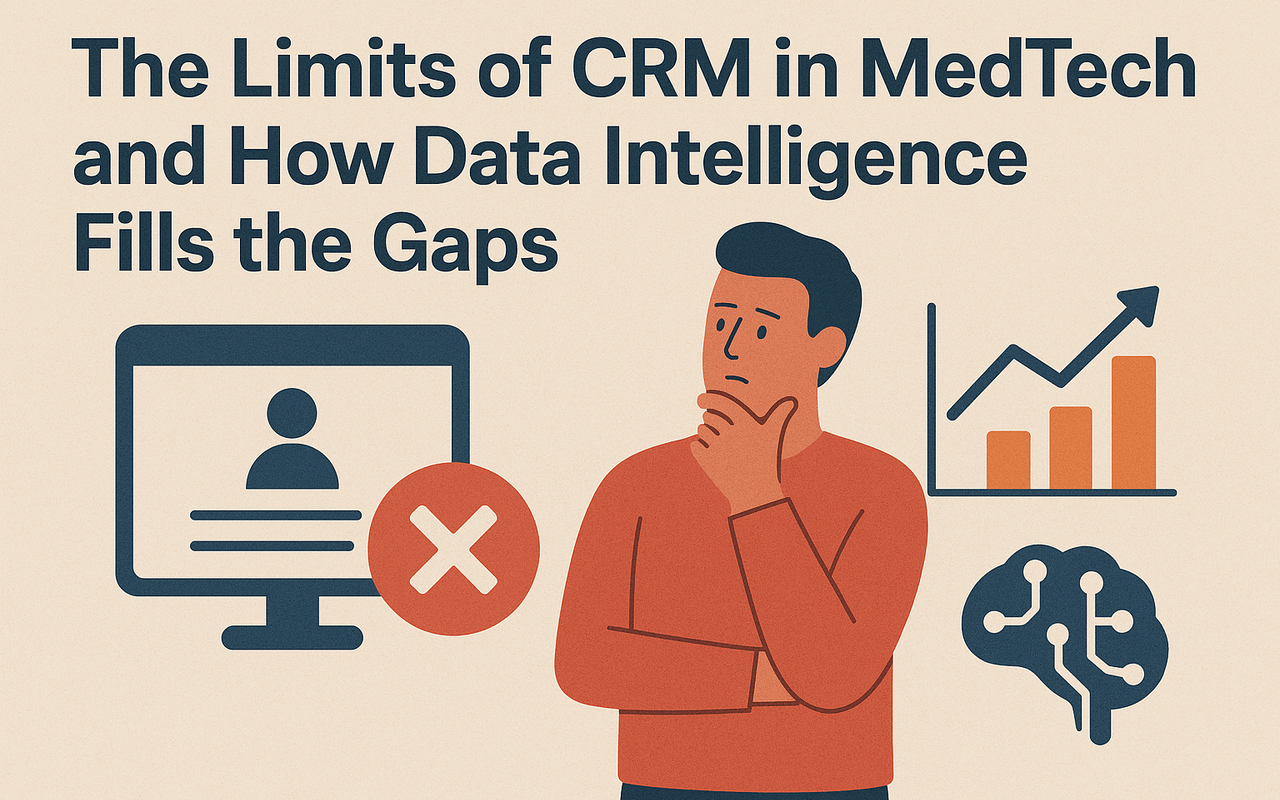The Limits of CRM in MedTech and How Data Intelligence Fills the Gaps